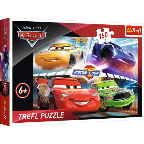 Przejdź do produktu Puzzle - 160 - Zwycięski wyścig - Disney Cars 3 - Trefl 15356