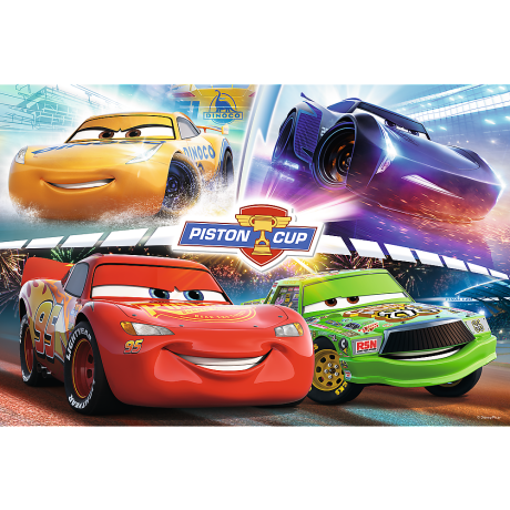Przejdź do produktu Puzzle - 160 - Zwycięski wyścig - Disney Cars 3 - Trefl 15356