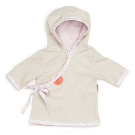 Przejdź do produktu Szlafrok dla lalki 45 cm, zabawa w przebieranie lalek, ubranka, Skrallan