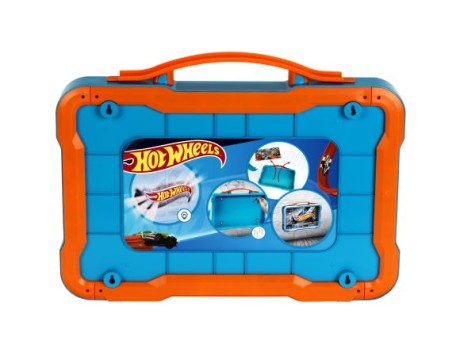 Przejdź do produktu Klein 2408 Walizka Kolekcjonerska Hot Wheels z Podświetlanym Logo - Miejsce na 54 Samochodziki