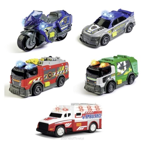 Przejdź do produktu Zestaw Ratunkowych Pojazdów Dickie Toys 5w1 z Efektami Dźwiękowymi i Świetlnymi