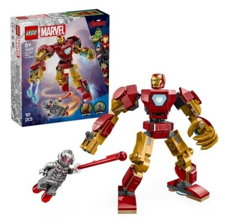 Przejdź do produktu LEGO(R) SUPER HEROES 76307 Mech Iron Mana kontra...