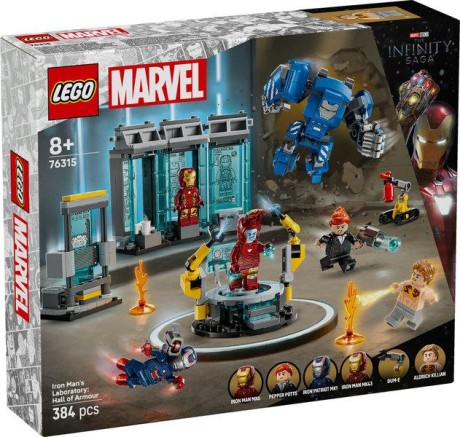 Przejdź do produktu LEGO(R) SUPER HEROES 76315 Laboratorium Iron Mana...