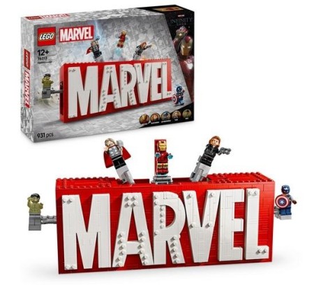 Przejdź do produktu LEGO(R) SUPER HEROES 76313 Logo MARVEL z minifigurk.
