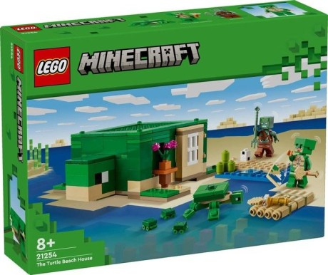 Przejdź do produktu LEGO® Minecraft® 21254 Domek Żółwia na Plaży - Zestaw Kreatywny dla Dzieci 8+