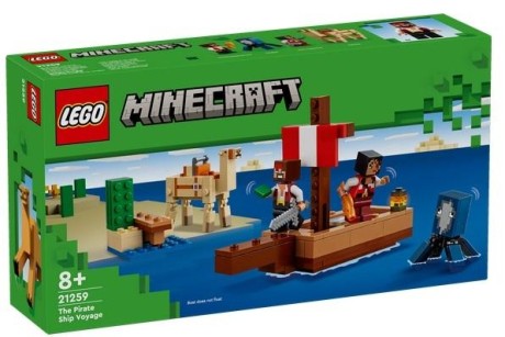 Przejdź do produktu Zestaw LEGO® Minecraft® 21259 - Piracka Przygoda z Kałamarnicą i Piratami