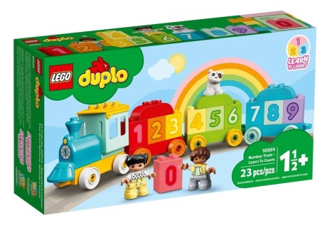 Przejdź do produktu LEGO(R) DUPLO 10954 Kolorowy Pociąg Edukacyjny z Cyferkami dla Maluchów