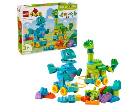 Przejdź do produktu LEGO(R) DUPLO 10451 3w1 dinozaury na kółkach