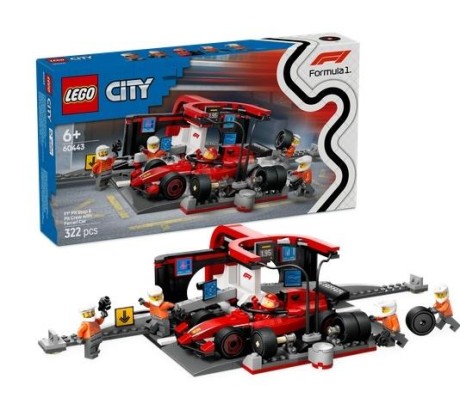 Przejdź do produktu LEGO(R) CITY 60443 Pit stop i mechanicy z Ferrari