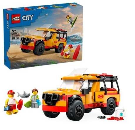 Przejdź do produktu LEGO(R) City 60453 Plażowa Furgonetka Ratunkowa z Minifigurkami