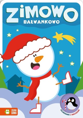 Przejdź do produktu Kolorowanki z naklejkami. Zimowo bałwankowo