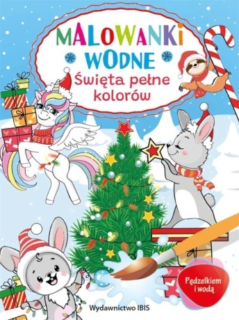 Przejdź do produktu Pędzelkiem i wodą. Malowanki wodne. Święta..