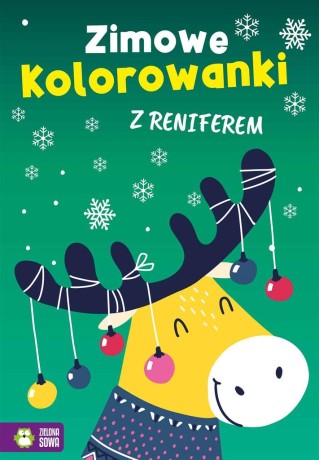 Przejdź do produktu Zimowe kolorowanki z reniferem