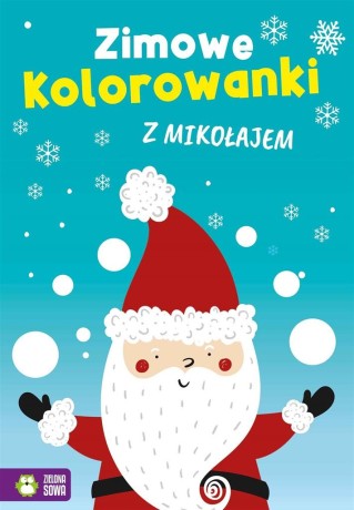 Przejdź do produktu Zimowe kolorowanki z Mikołajem