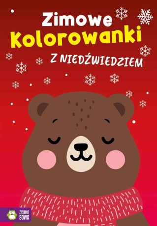 Przejdź do produktu Zimowe kolorowanki z niedźwiedziem