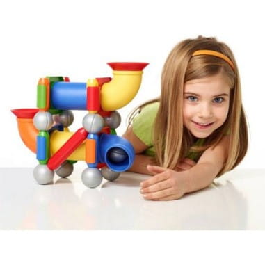 Przejdź do produktu Inteligentne Klocki Magnetyczne SmartMax 9K+ z Kulami i Rurami IUVI Games