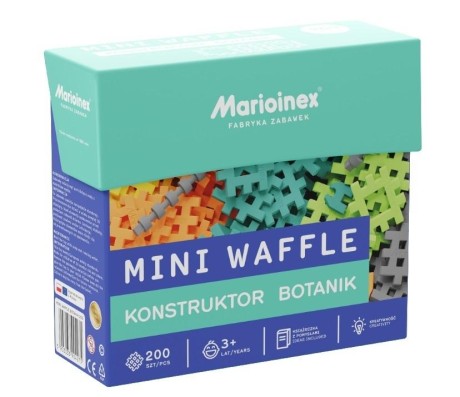 Przejdź do produktu Klocki Mini Waffle 200 el. Konstruktor Botanik