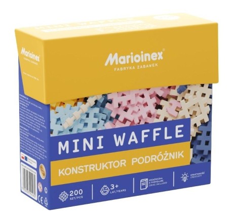 Przejdź do produktu Klocki Mini Waffle 200 el. Konstruktor Podróżnik