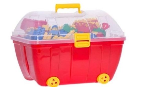 Przejdź do produktu Kuferek z klockami 182el