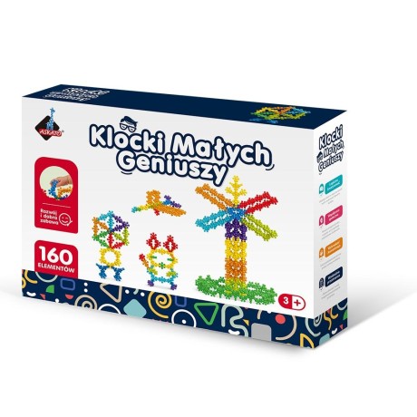 Przejdź do produktu Klocki małych geniuszy kwiatki kulki 160el