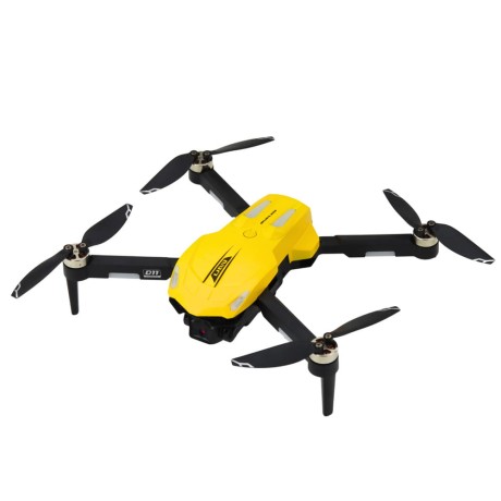 Przejdź do produktu Dron D11 Zdalnie Sterowany Kamera HD WIFI Sterowanie Gestami Pilot Żółty