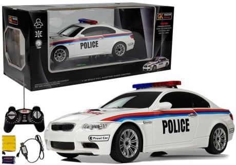 Przejdź do produktu Auto Zdalnie Sterowane Policja 1:18 R/C