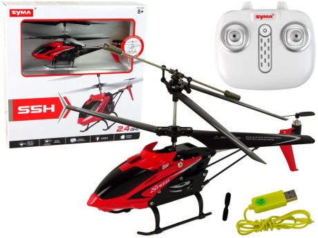 Przejdź do produktu Zdalnie Sterowany Helikopter S5H SYMA Czerwony