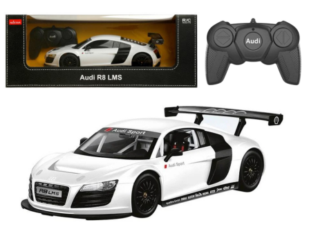 Przejdź do produktu Auto Sportowe RC 1:18 Zdalnie Sterowane Audi R8 Białe