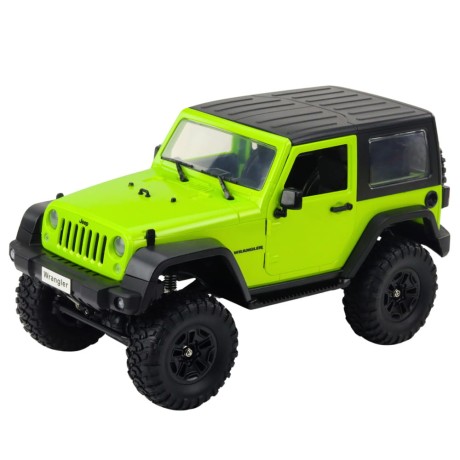 Przejdź do produktu Auto Terenowe Zdalnie Sterowane RC Jeep Wrangler Rock Crawler Zielony 1:14