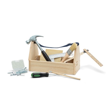 Przejdź do produktu Zestaw narzędzia, zabawka dla dzieci, skrzynka małego majsterkowicza, Micki