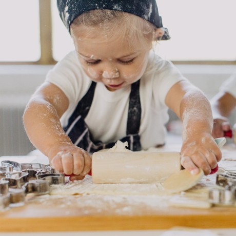 Przejdź do produktu Drewniany wałek do ciasta, akcesoria kuchenne dla dzieci, zabawka, Micki