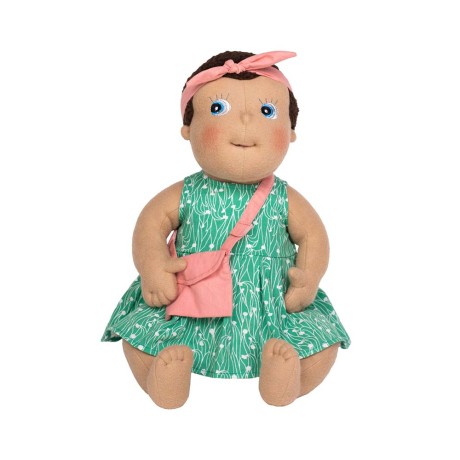 Przejdź do produktu Ubranka dla lalek Baby zestaw Sukienka z akcesoriami do zabawy Rubens Barn