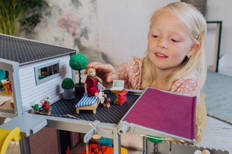 Przejdź do produktu Lalka mama kobieta biznesu zestaw z akcesoriami, komputer, telefon, Lundby