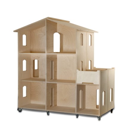 Przejdź do produktu Drewniany duży domek dla lalek zabawka meble dla dzieci wyposażenie Micki