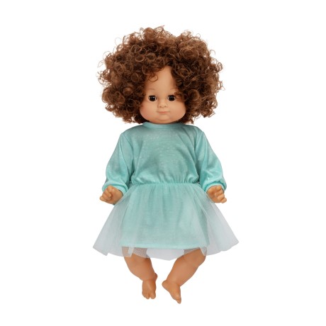 Przejdź do produktu Duża lalka interaktywna Lillan brunetka odgrywanie ról dla dzieci Skrållan