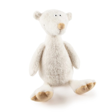 Przejdź do produktu Pluszowy biały Miś Ach Good! 36 cm pierwsza przytulanka dla dzieci sigikid