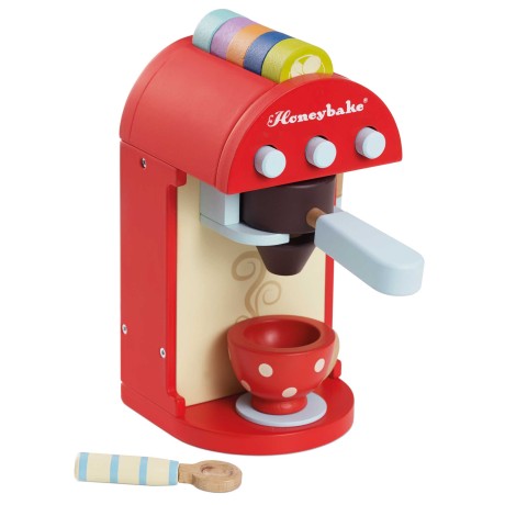 Przejdź do produktu Drewniany ekspres do kawy zabawka dla dzieci, akcesoria kuchenne Le Toy Van