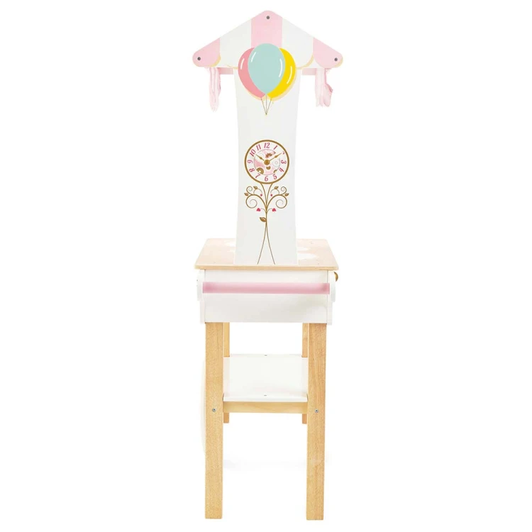 TV324-tea-trolley-treats-cake-pink-gold-wooden-toy-clock.jpg