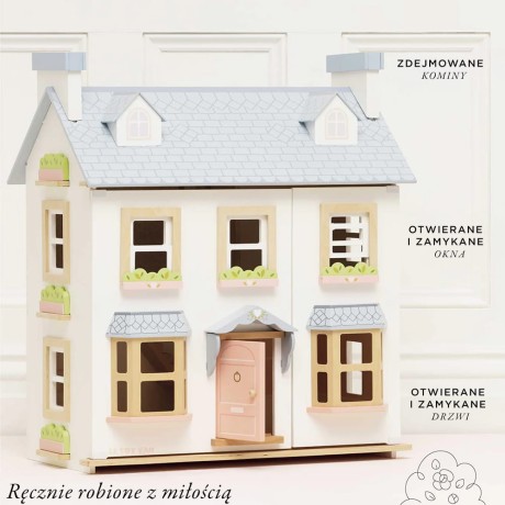 Przejdź do produktu Drewniany domek dla lalek Mayberry Manor, zabawka dla dzieci, Le Toy Van