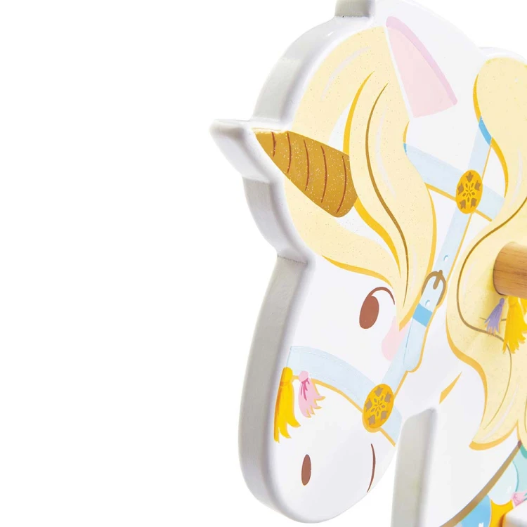 PL134-wooden-unicorn-carousel-rocking-horse-Ggitter-gold-magical-close.jpg