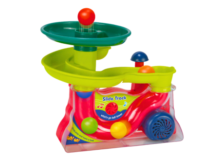 Przejdź do produktu Fontanna Zjeżdżalnia Dla Kulek Piłek Dźwięki Kolorowa