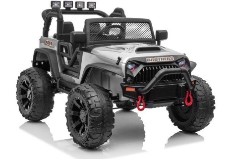 Przejdź do produktu Auto na akumulator Jeep JC666 Srebrny Lakierowany
