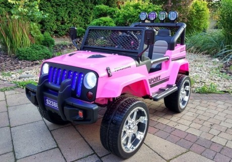 Przejdź do produktu Auto na Akumulator S2388 Jeep Różowy 4x45W