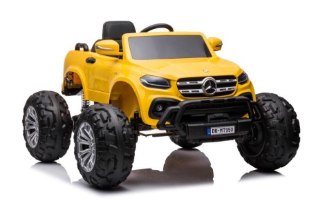 Przejdź do produktu Auto Na Akumulator Mercedes DK-MT950 4x4 Złoto-Żółty Lakierowany