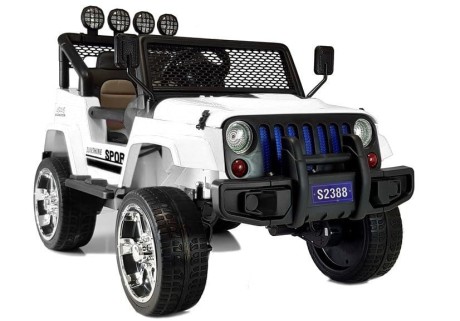 Przejdź do produktu Auto na Akumulator S2388 Jeep Biały 4x45W