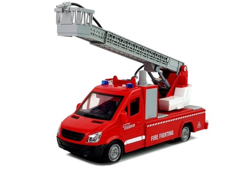 Przejdź do produktu Straż Pożarna z Napędem Frykcyjnym 1:16 Dźwięk z Wodą
