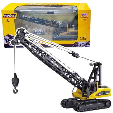 Przejdź do produktu Dźwig Gąsienicowy Ruchomy Metalowy Huina 1:50