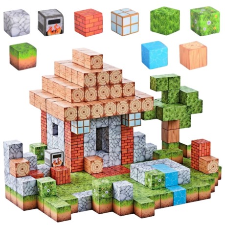 Przejdź do produktu Klocki Magnetyczne WOOPIE - Zestaw Konstrukcyjny 108 Elementów