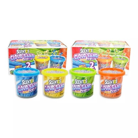 Przejdź do produktu Piasek pachnący puszysty 2szt mix