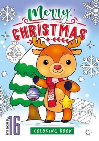 Przejdź do produktu Kolorowanka A4 16 obrazków Boże Narodzenie Święta